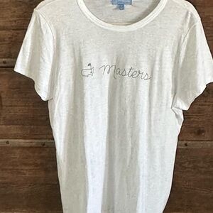 NWOT!  White Masters T-Shirt